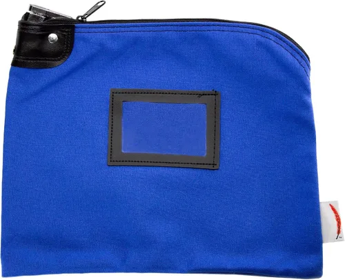 Vista 9 de Bolsa de banco con bloqueo de lona con llave de seguridad (negro)
