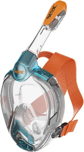 Vista 9 de SEAC Libera, Full Face Snorkeling Mask, Hypoallergenic Silicone, Quick Release, EN136:2000 Certified, 4 Sizes