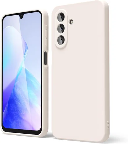 Vista 92 de oakxco Funda para teléfono Samsung Galaxy A12 con agarre de silicona líquida, linda delgada fina suave cubierta de gel de goma TPU lisa para mujeres