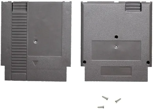 Vista 6 de Ninthseason 2 piezas NES Cartucho Shell para Nintendo NES Games Cartucho con 3 tornillos Phillips (gris)