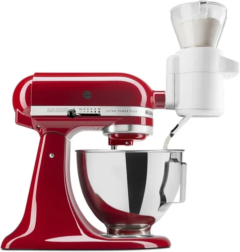 Vista 2 de KitchenAid KSMSFTA - Tamiz + accesorio de balanza, 4 tazas, color blanco
