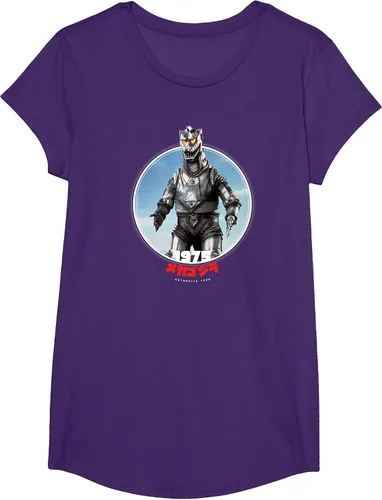 Vista 53 de Godzilla Mechagodzilla 1975 Icons of Toho T-Shirt Asphalt Grey