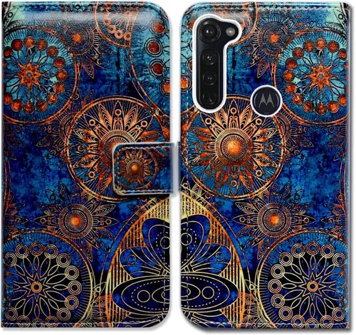 Vista 13 de Bcov Funda para Moto G Stylus/Moto G Pro, color verde pájaro negro con tarjetero y soporte para tarjeta y soporte para Motorola Moto G Stylus/Moto G