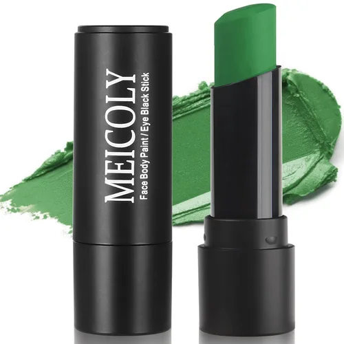 Vista 10 de MEICOLY Pintura facial negra, barra negra para ojos para deportes, béisbol, softbol, fútbol americano, lacrosse, fácil de colorear atletas