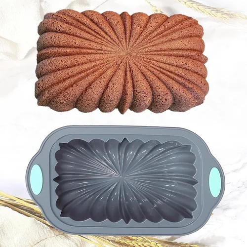 Vista 6 de Molde de silicona de 4 piezas para hornear pan, molde antiadherente para horno de cocina, perfecto para pan de plátano, pan de sándwich, pastel