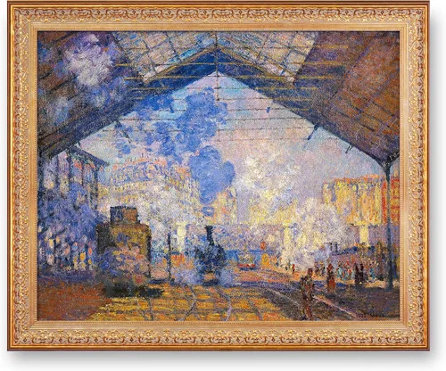 Vista 165 de A&T ARTWORK Antibes Seen from The Salis Gardens de Claude Monet Las Obras de Arte Clásico Mundial Reproducciones, Impresiones de Arte en Lienzo