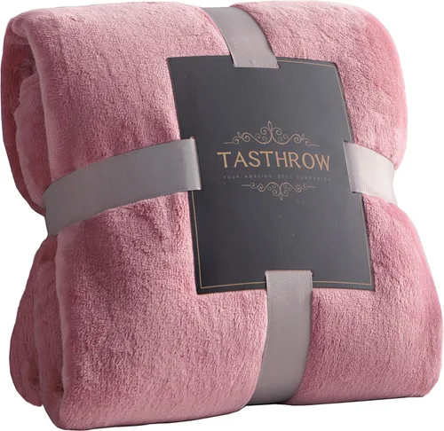 Vista 13 de TASTHROW - Manta decorativa de vellón de franela, grande, acogedora, ligera, gruesa, para todas las estaciones, adecuada para mujeres, hombres