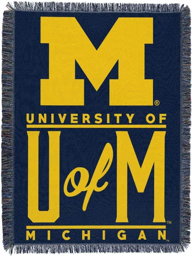 Vista 15 de Northwest NCAA Unisex-Adult Woven Jacquard Throw Blanket Homenaje