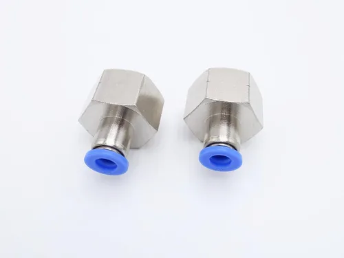 Vista 30 de Conexión de conexión de 1/2" OD x 1/2" macho NPT rosca, línea de agua recta macho neumática, conectores de empuje rápido (paquete de 4)