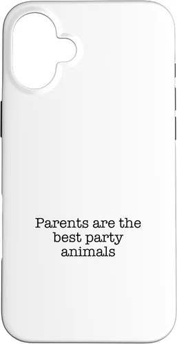 Vista 22 de iPhone 16 Parents are the best party animals Case