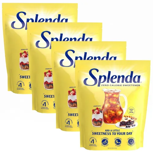 Vista 9 de empaques de edulcorante Splenda granulado, sin calorías