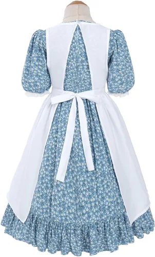 Vista 123 de Nuoqi - Vestidos de pionera para niñas, disfraz colonial