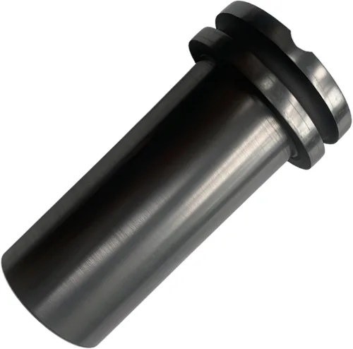 Vista 10 de Deruilong Crisol de grafito, crisol de grafito de alta pureza de 2.2 lbs/4.4 lbs, oro fundido, plata, cobre, molde de fundición de horno