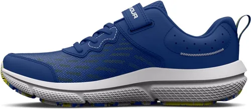 Vista 20 de Under Armour Tenis para correr Assert 10 con cierre alternativo para niños (001) Negro/Blanco/Blanco