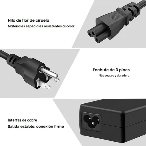 Vista 7 de Cargador para portátil de 65 W compatible con HP Pavilion x360 14 15 17, Envy 13 15 X360, Elitebook 840 G5, ProBook Chromebook Stream Series