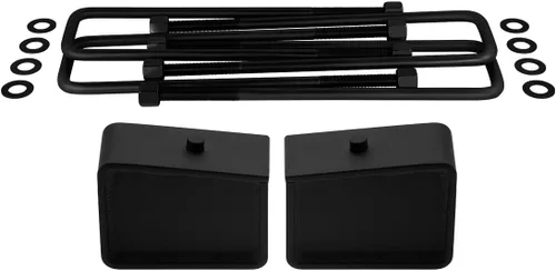 Vista 10 de Supreme Suspensions - Kit de bloques de elevación cónicos traseros de 4.5 pulgadas para Chevy Silverado/GMC Sierra Serie HD de 8 lengüetas 2WD/4WD