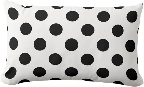 Vista 40 de Fundas de almohada de lunares negros sobre beige de 16 x 16 pulgadas, fundas de almohada decorativas rústicas y cuadradas para decoración del sofá