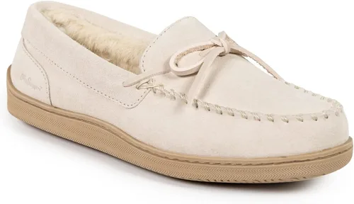 Vista 3 de MyPillow MySlipper para mujer, Mocasín Beige Playa