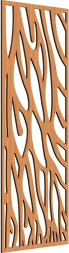 Vista 132 de 9 3/8"W x 24 3/8"H x 1/4"T Bristol Decorativos Paneles de Pared de Madera Calado, Cereza