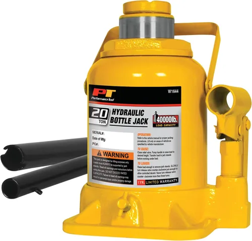 Vista 12 de Performance Tool W1636 30 toneladas (60,000 lbs.) gato hidráulico de botella resistente, Rango: 11 1/4-pulgadas a 18 1/4-pulgadas
