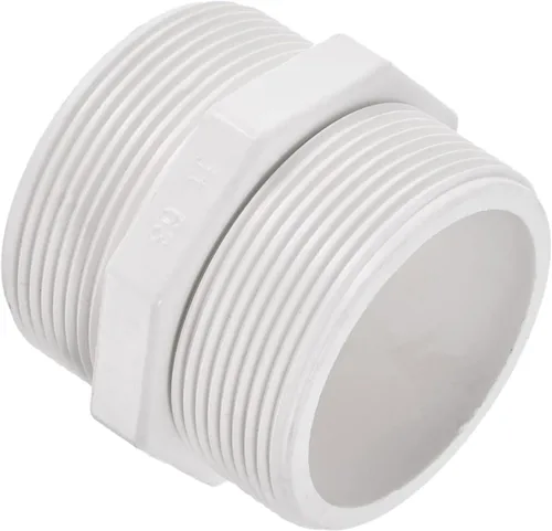 Vista 8 de M METERXITY Paquete de 4 accesorios de tubería de rosca macho de PVC – conector de manguera adaptador de rosca macho hexagonal G1/2, adaptador