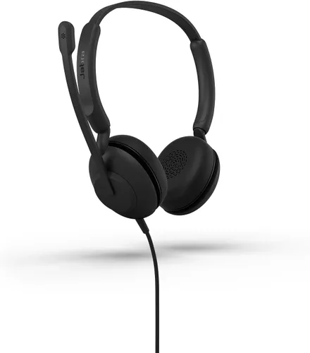 Vista 2 de Jabra Evolve 10 Auriculares con cable con micrófono con cancelación de ruido para uso en PC/laptop, fácil configuración USB-A, certificado TCO