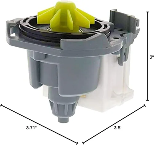 Vista 7 de [W10724439 W10876537 Bomba OEM Mania] W10724439 W10876537 NUEVO OEM producido para la bomba de drenaje de lavadora Whirlpool pieza de repuesto