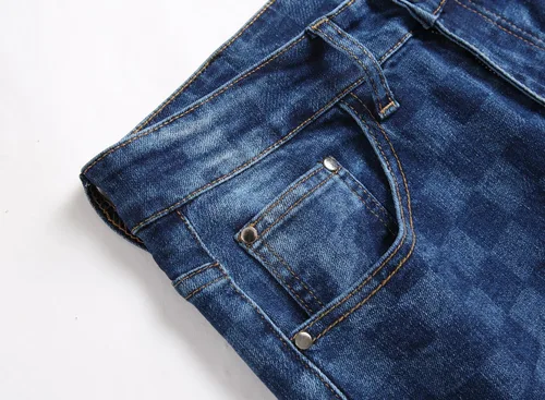 Vista 6 de AITITIA - Jeans rasgados de ajuste estándar para hombre