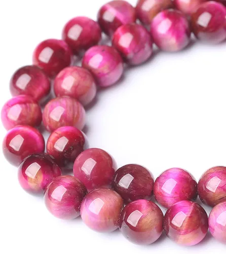 Vista 144 de 100 cuentas de piedra multicolor natural de 0.236 pulgadas (0.236 in), cuentas espaciadoras sueltas redondas para hacer pulseras, collares, aretes