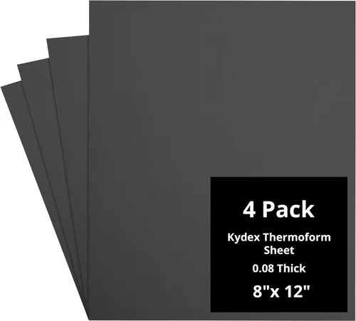 Vista 83 de Kydex Sheets - Solid Color DIY Kit for Crafting Holsters, Sheaths, and Mag Pouches - (8x8, 8x12, 12x12), Premium Thermoform Sheets - Thick, Durable