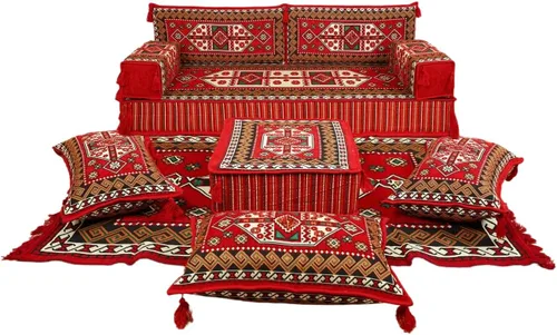 Vista 15 de arabicsofa Cojines Majlis de piso tradicionales: asientos modulares Diwan seccionales