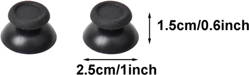 Vista 2 de Honbay 6Pairs(12PCS) Replacement Joystick Thumb Stick Grips Cap Cover for PlayStation 4 PS4 Controller
