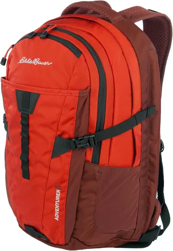 Vista 12 de Eddie Bauer Adventurer - Mochila con Compartimentos Organizados y Manga Compatible con Hidratación/Laptop, Adventurer - Negro, 25L
