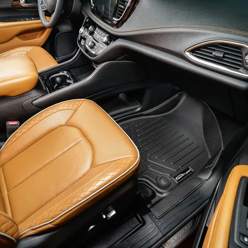 Vista 3 de SMARTLINER Juego de revestimientos de 3 filas de ajuste personalizado compatible con Chrysler Pacifica 2021-2025