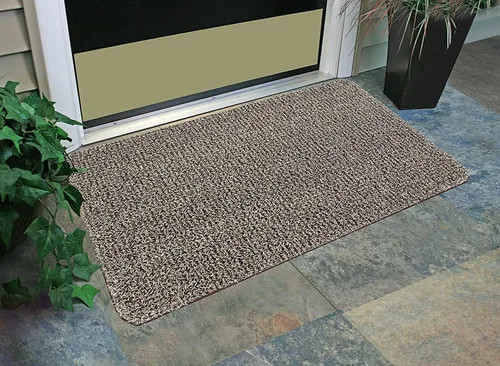 Vista 2 de Clean Machine 10376913 Astroturf Felpudo Atrapador de Suciedad, 23.5" x 35.5", Flair Earth Taupe