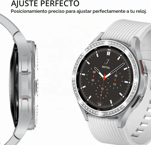 Vista 2 de DEALELE Funda de bisel compatible con Samsung Galaxy Watch 4 Classic de 1.654 pulgadas/Galaxy Watch 1.654 pulgadas/Gear Sport, anillo de bisel de 1#
