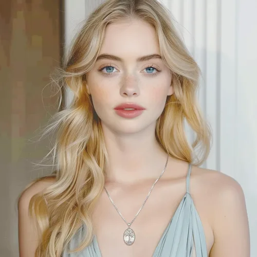 Vista 6 de Eusense Collar de ópalo para mujeres y hombres, joyería de ópalo azul y blanco de plata de ley 925 con dije de ópalo auténtico, regalo