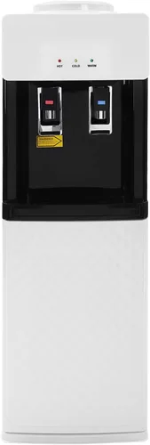 Vista 3 de Enfriador de agua fría y caliente de 500 W/75 W, 11.4 x 12 x 37 pulgadas, dispensador de agua de carga inferior de 185-203℉/53.6℉ para botella de 5