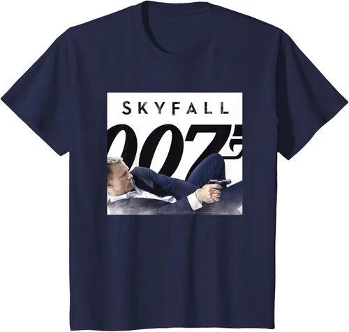 Vista 67 de Official James Bond 007 Camiseta Skyfall, Negro