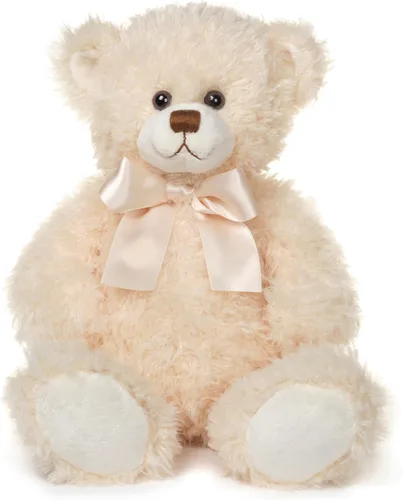 Vista 7 de Bearington Lil' Huggles, oso de peluche blanco de 10 pulgadas, es un gran regalo para cumpleaños, aniversario, vacaciones o graduación
