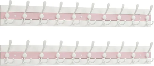 Vista 7 de SKOLOO Perchero de pared montado en la pared de estilo rústico: Perchero de pared de pino de madera auténtica de 40,6 cm de orificio a orificio
