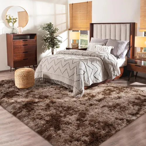Vista 28 de Softlife Alfombra naranja para dormitorio, alfombra de felpa esponjosa para sala de estar para niñas, alfombra lanuda para niños, alfombra suave