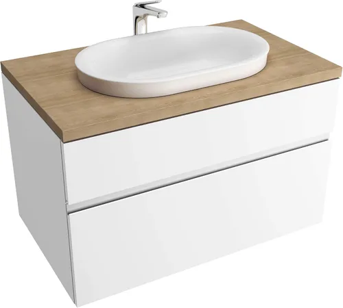 Vista 9 de American Standard 7813001.478 Studio S - Lavabo para encimera de 33 pulgadas, color ceniza