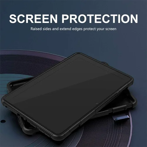 Vista 4 de Funda para Tabletflre HD8 y HD8 Plus (versión 2024/2022/2020 de 12ª/10ª generación), no para Samsung iPad, Nokia Onn de 8 pulgadas con funda