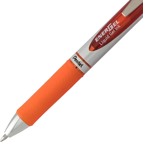 Vista 31 de Pentel EnerGel RTX - Bolígrafo de gel líquido retráctil, línea mediana, punta de metal, tinta de colores surtidos, paquete de 4 unidades (BL77BP4M)