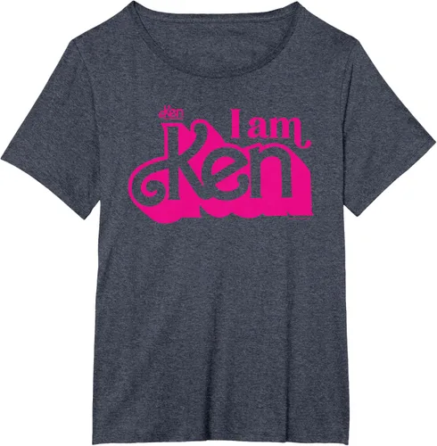 Vista 34 de Camisetas y camisetas de Barbie The Movie I Am Ken para hombres y mujeres Negro