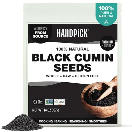 Vista 37 de HANDPICK Ajwain Seeds - Semillas enteras de Carom (14 onzas), veganas, sin gluten, sin OMG, obispos de carom crudas, origen indio, empaquetadas
