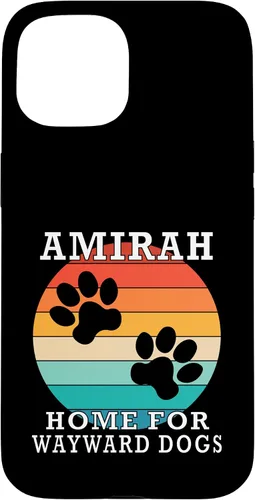 Vista 6 de Amirah Home for Wayward Dogs Family Name Case for iPhone 17
