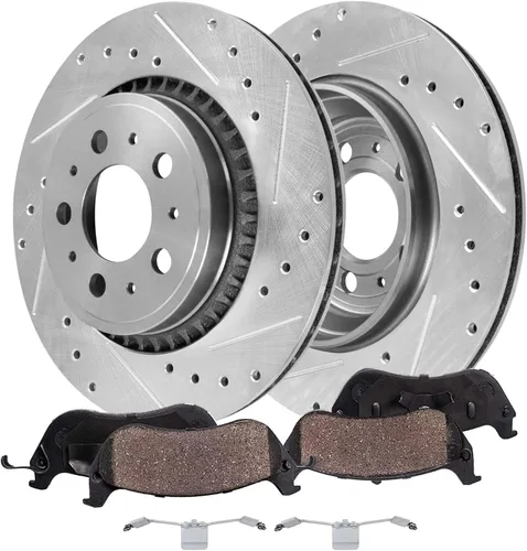 Vista 37 de Detroit Axle - Zapatas de freno traseras para Chevrolet Aveo Aveo5 Spark Pontiac G3 Suzuki Swift+ Reemplazo de zapatas de freno semimetálicas