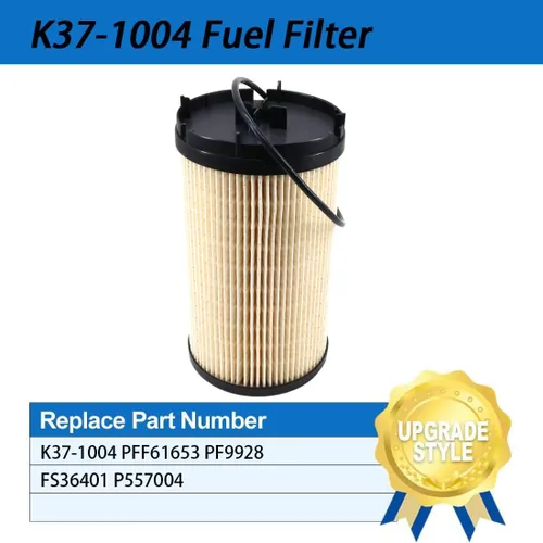 Vista 4 de Filtro de aceite 1922496, filtro de aceite 1948921, filtro de combustible 1852006, filtro de combustible K37-1004 compatible con camiones MX11 MX13